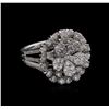 Image 1 : 1.72ctw Diamond Ring - 18KT White Gold