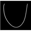 Image 2 : 14KT White Gold 10.62ctw Diamond Necklace