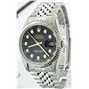 Image 1 : Rolex Stainless Steel Diamond DateJust Men's Watch