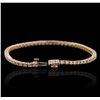 Image 3 : 14KT Rose Gold 2.72ctw Diamond Bracelet