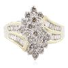 Image 2 : 14KT Yellow Gold 1.88ctw Diamond Ring