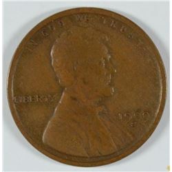 1909-S LINCOLN CENT, VF+