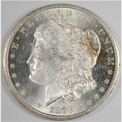 1878-CC MORGAN SILVER DOLLAR, CHOICE BU - BLAST WHITE!