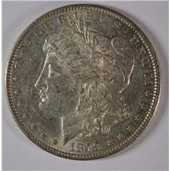 1879-S REVERSE OF 78 MORGAN SILVER DOLLAR NICE AU SEMI-KEY