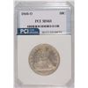 Image 1 : 1846-O SEATED LIBERTY HALF DOLLAR, PCI CHOICE BU