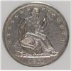Image 2 : 1861-S SEATED LIBERTY HALF DOLLAR, PCI CHOICE BU BLAST WHITE  CIVIL WAR DATE!