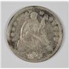 Image 1 : 1858 SEATED LIBERTY HALF DIME XF/AU