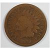 Image 1 : 1868 INDIAN HEAD CENT G/VG (SEMI KEY DATE)