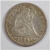 Image 1 : 1853 (ARROWS & RAYS) SEATED QUARTER XF/AU
