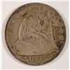 Image 1 : 1853-O SEATED LIBERTY HALF DOLLAR COUNTER STAMPED "D.D. MOODY"