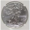 Image 2 : 2011 ( S ) AMERICAN SILVER EAGLE, NGC MS-70 EARLY RELEASES