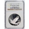 Image 1 : 2008-P BALD EAGLE SILVER COMMEMORATIVE SILVER DOLLAR, NGC PF-70  U.C.
