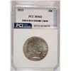Image 1 : 1913 BARBER HALF DOLLAR, PCI GRADED CHOICE BU RARE!