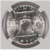 Image 3 : 1955 FRANKLIN HALF DOLLAR, NGC M-64 FBL