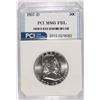 Image 1 : 1957-D FRANKLIN HALF DOLLAR, PCI SUPERB GEM BU FBL
