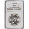 Image 1 : 1963-D FRANKLIN HALF DOLLAR, NGC MS-65