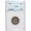 Image 1 : 1857 QUARTER, NNC GRADED AU/UNC
