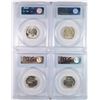Image 2 : (4) 1942-P TYPE-2 Jefferson Nickels PCGS MS-66