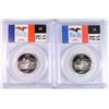 Image 2 : ( 2 ) 2004-S IOWA STATE QUARTERS, PCGS PR-70 DCAM