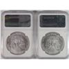 Image 2 : ( 2 ) 2003 AMERICAN SILVER EAGLES, NGC MS-69