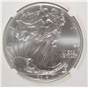 Image 2 : 2014 AMERICAN SILVER EAGLE, NGC MS-70!