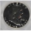 Image 2 : 1961 FRANKLIN HALF DOLLAR PCGS PR67