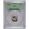 Image 1 : 1943 MERCURY DIME PCGS MS-65 (OGH)
