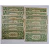 Image 2 : (86) LOW GRADE 1935/1957 $1 SILVER CERTIFICATES