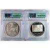 Image 2 : ICG FRANKLIN SCIENTIST ONE DOLLAR PROOF 70 & MS 70! 2 COINS.