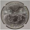 Image 3 : 2000 SILVER AMERICAN EAGLE NGC MS-67 (MILLENNIUM SET)