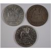 Image 1 : (3) 1854 SEATED QUARTERS