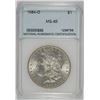 Image 1 : 1884-O MORGAN DOLLAR NNC GRADED GEM BU+