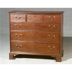 Chippendale Mahogany Chest of Drawers Southern, Probably Virginia, Circa 1770-1790 Patches...