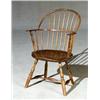 Image 1 : Windsor Turned Maple, Hickory and Pine Sack-Back Armchair Probably Pennsylvania, Circa 1790-18...