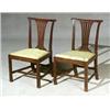 Image 1 : Pair of Chippendale Walnut Side Chairs Virginia, Possibly Petersburg, Circa 1750-1770 One l...
