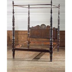 Classical Mahogany Double Tester Bedstead Probably Southern, Charleston, S.C. Area, Circa 1820...