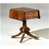 Image 1 : Federal Mahogany Drop-Leaf Work Table New York, Circa 1815 Each end fitted with two graduat...