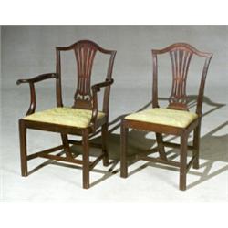 Assembled Set of Six Chippendale Mahogany Dining Chairs Southern, Possibly Virginia, Circa 178...