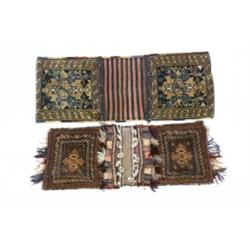 Property from the Estate of Ute Ilse Weatherall Two Turkoman Saddle Bags Circa 1950...