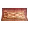 Image 1 : Caucasian Prayer Rug Post 1950 Green ground within prayer arch with a rosette field within...