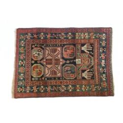 Property from a Local Collection Shirvan Rug Second Quarter 20th Century Within...