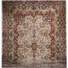 Image 1 : Kerman Rug Second Quarter 20th Century Beige ground with millefleur field centering a sh...