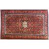 Image 1 : Property of a Baltimore Collector Hamadan Rug Post 1950 Red ground with millefle...