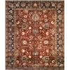 Image 1 : Property of Various Owners Agra Rug Post 1950 Red ground with palmette and trell...