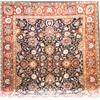 Image 1 : Property of Various Owners Agra Rug Post 1950 Blue ground with palmette and trel...