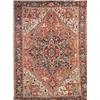 Image 1 : Heriz Rug First Quarter 20th Century Red ground with herati field centering a star medallio...