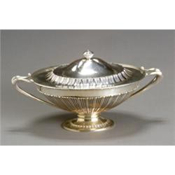 Tiffany & Co. Sterling Covered Footed Bowl New York, 1902-1907 Impressed on underside with...