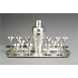 Property of Various Owners Tiffany & Co. Sterling 14-Piece Cocktail Service New Yor...