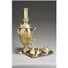 Image 1 : Property from the Estate of Stephen G. Glazer Russian Brass Samovar 20th Century<br...