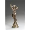 Image 1 : Continental Bronze Figure of a Classical Woman 20th Century Signed indiscernibly on base<br...